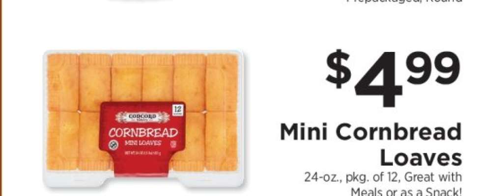 Mini Cornbread Loaves