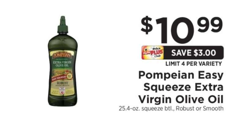Pompeian Easy Squeeze Extra Virgin Olive Oil