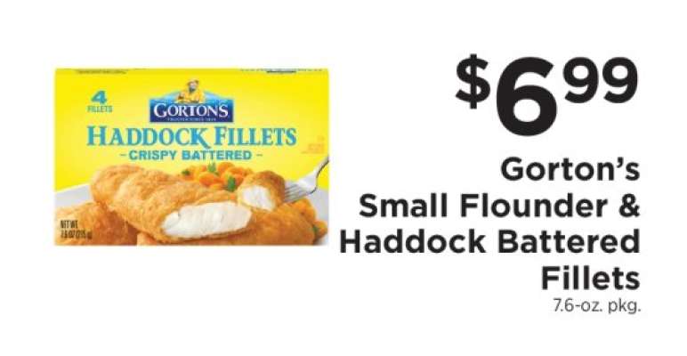 Gorton's Small Flounder & Haddock Battered Fillets