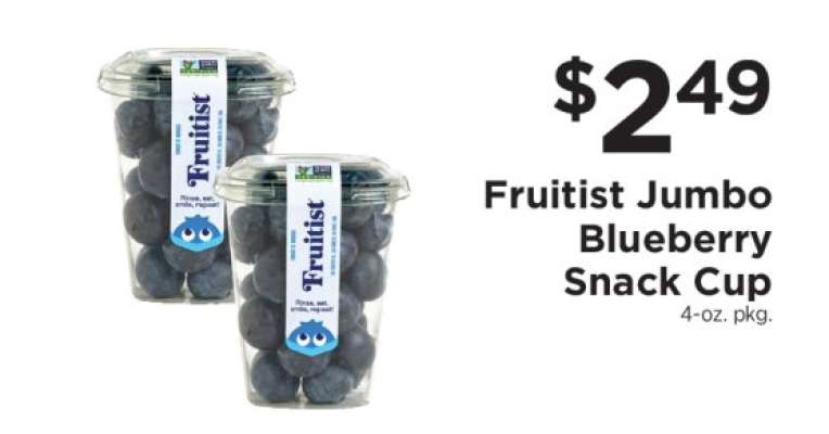 Fruitist Jumbo Blueberry Snack Cup