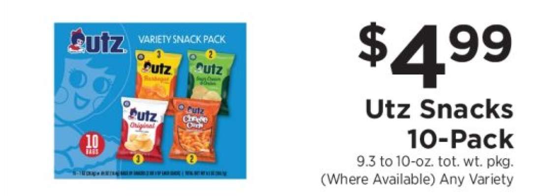 Utz Snacks 10-Pack