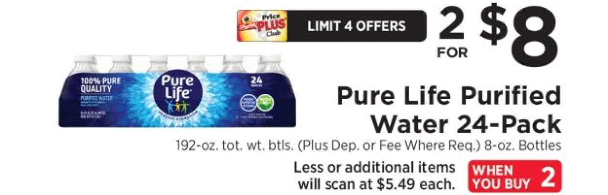 Pure Life Purified Water 24-Pack