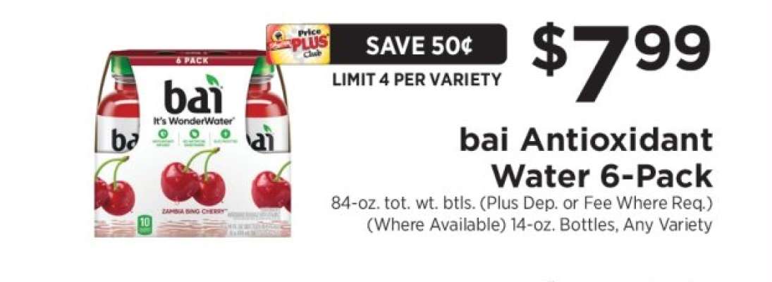 bai Antioxidant Water 6-Pack