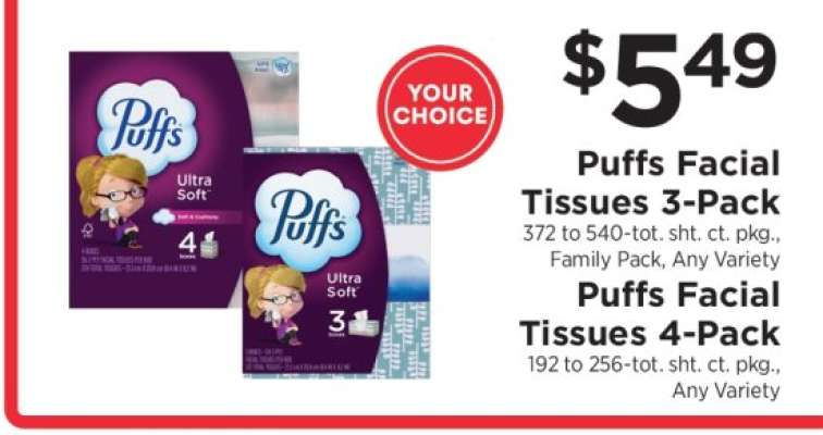Puffs Facial Tissues