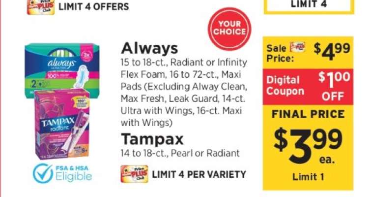 Always, Tampax