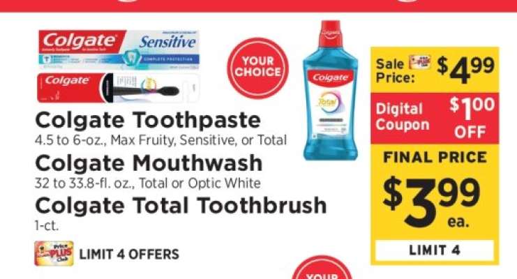 Colgate Toothpaste, Colgate Mouthwash, Colgate Total Toothbrush