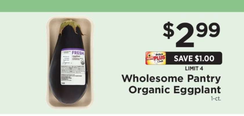 Wholesome Pantry Organic Eggplant