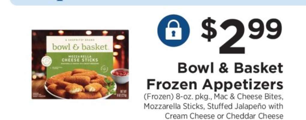 Bowl & Basket Frozen Appetizers