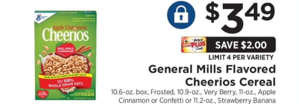 General Mills Flavored Cheerios Cereal*