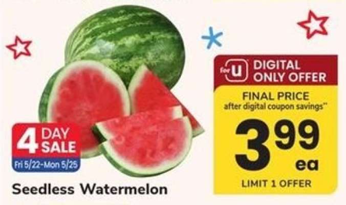 Seedless Watermelon