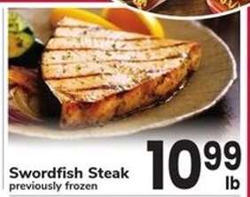 Swordfish steak