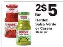 Herdez Salsa Verde or Casera