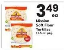 Mission Soft Flour Tortillas