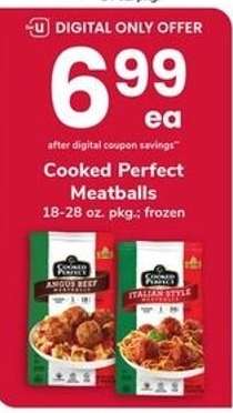 Cooked Perfect Meatballs