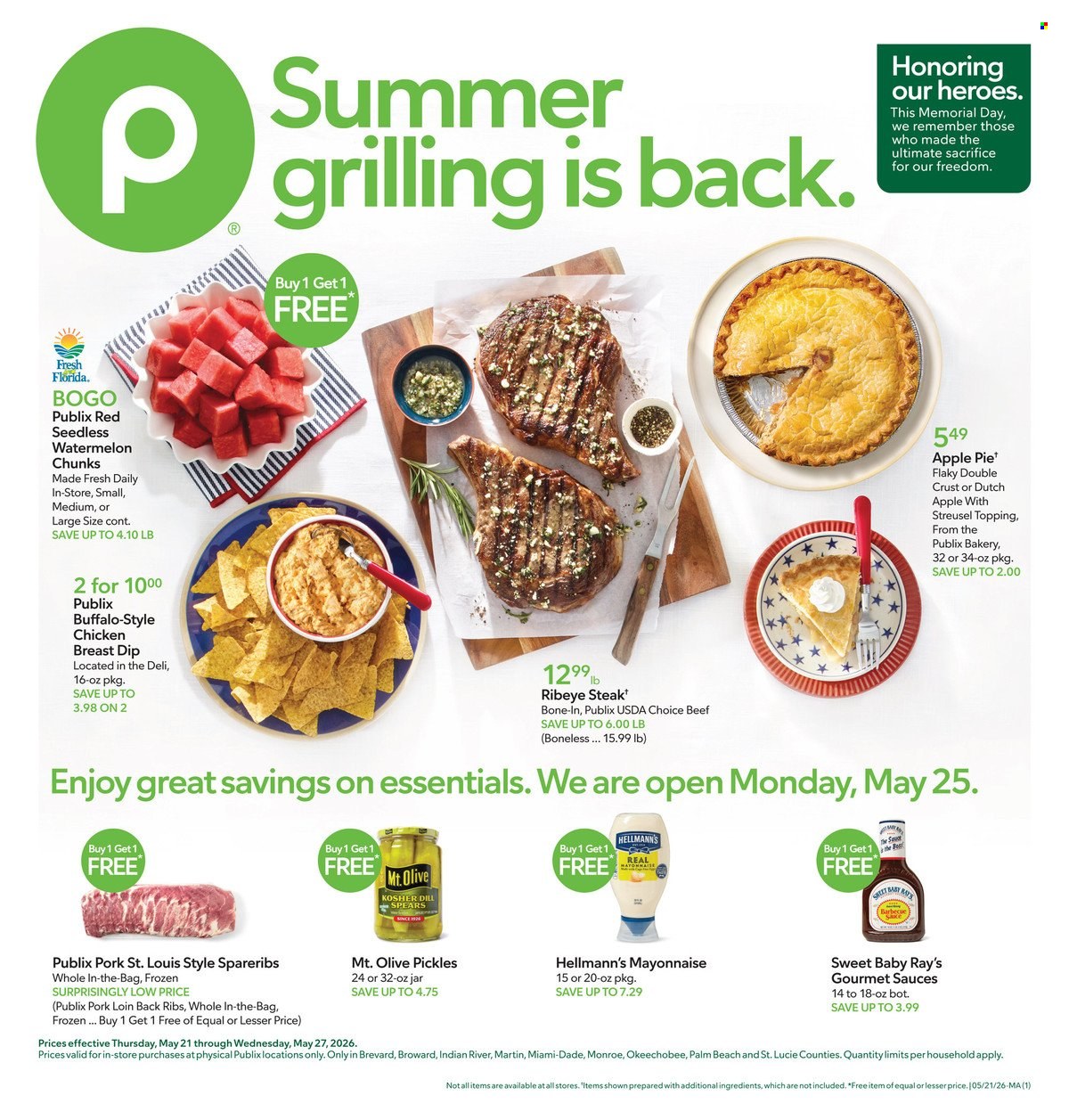 Publix ad - 05/21/2026 - 05/27/2026. Page 1