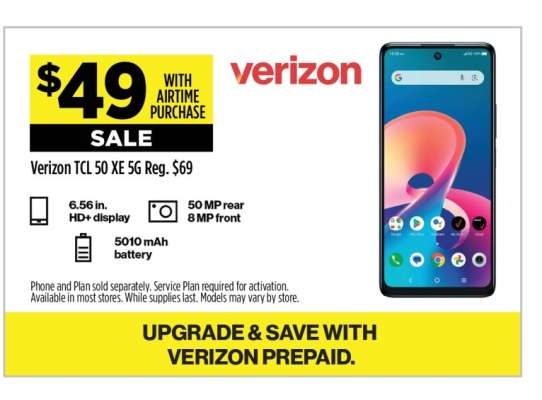 Verizon TCL 50 XE 5G