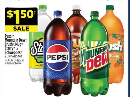 Pepsi, Mountain Dew, Crush, Mug, Starry, Schweppes