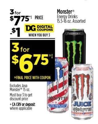 Monster Energy Drinks