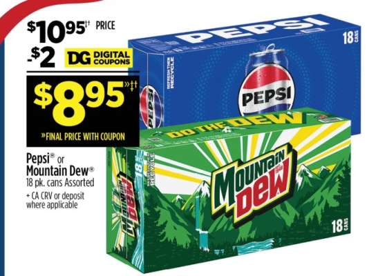 Pepsi or Mountain Dew