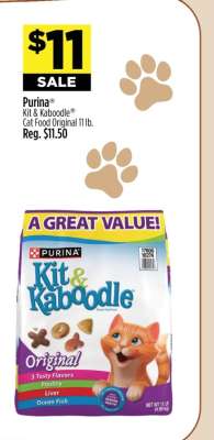 Purina Kit & Kaboodle Cat Food Original 11 lb.