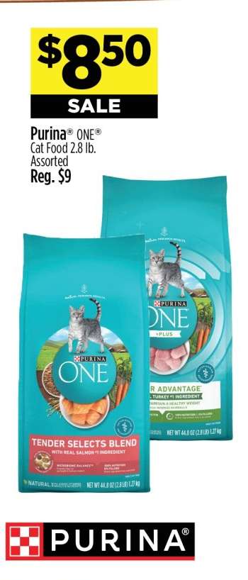 Purina ONE Cat Food 2.8 lb. Assorted