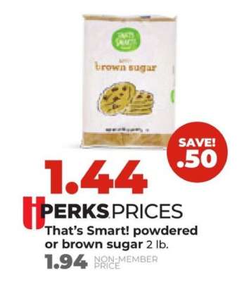 That's Smart! powdered or brown sugar