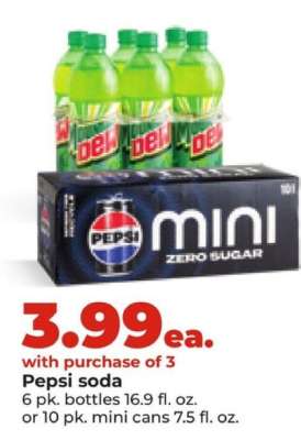 Pepsi soda