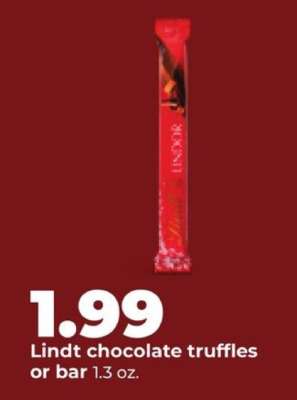 Lindt chocolate truffles or bar
