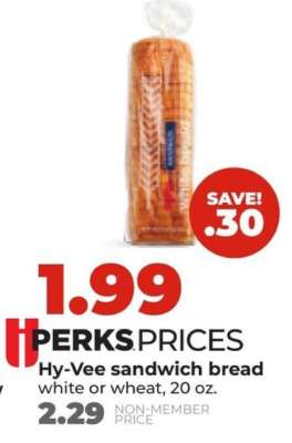 Hy-Vee sandwich bread