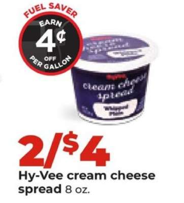 Hy-Vee cream cheese spread
