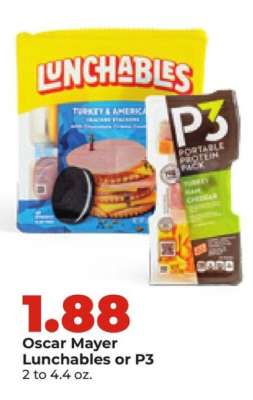Oscar Mayer Lunchables or P3