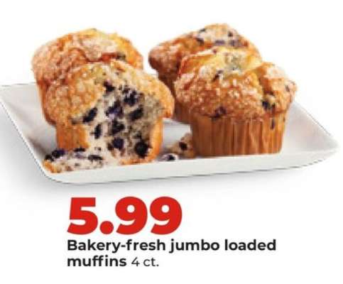 Bakery Fresh Jumbo Loaded Muffins