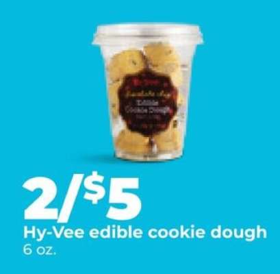 Hy-Vee edible cookie dough