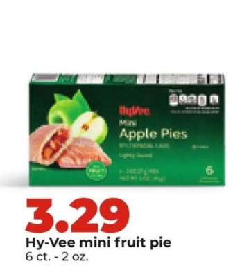 Hy-Vee mini fruit pie