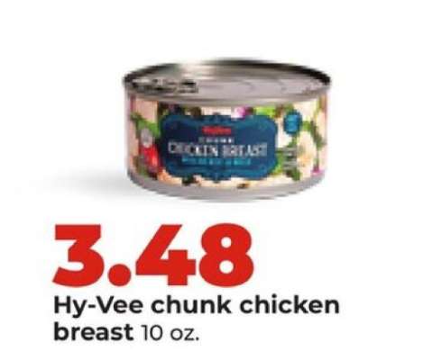 Hy-Vee chunk chicken breast