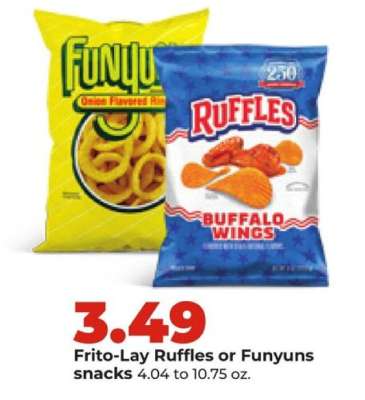 Frito-Lay Ruffles or Funyuns