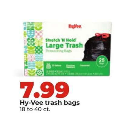 Hy-Vee trash bags