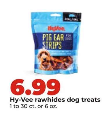 Hy-Vee rawhides dog treats