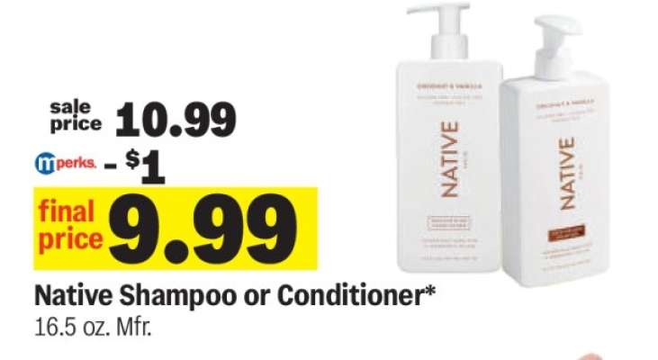 Native Shampoo or Conditioner