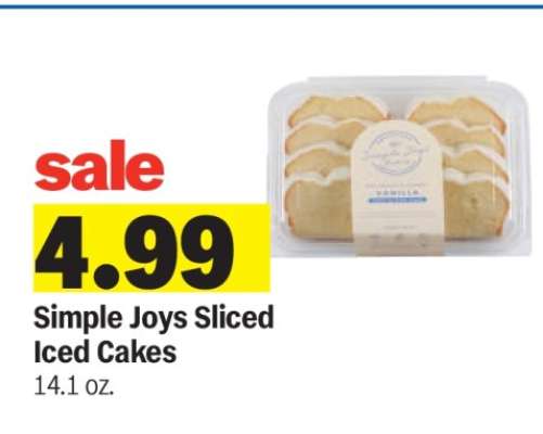Simple Joys Sliced Iced Cakes