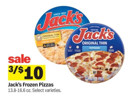 Jack's Frozen Pizzas