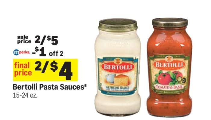 Bertolli Pasta Sauces