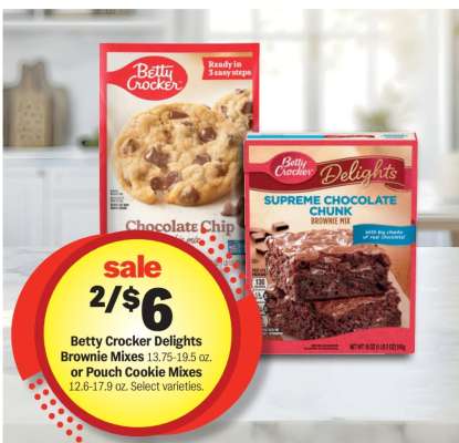 Betty Crocker Delights Brownie Mixes