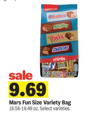 Mars Fun Size Variety Bag