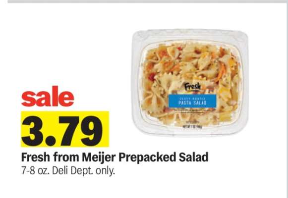 Fresh from Meijer Prepacked Salad