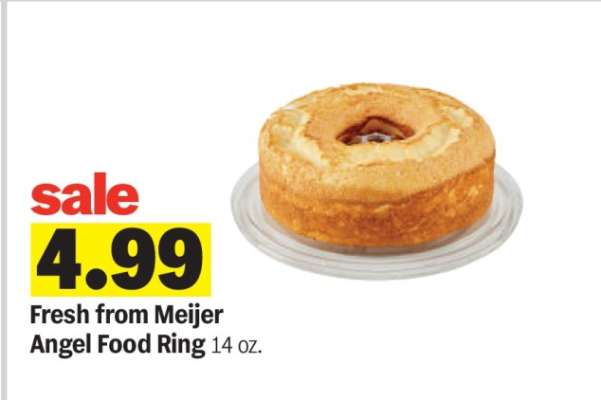 Fresh from Meijer Angel Food Ring