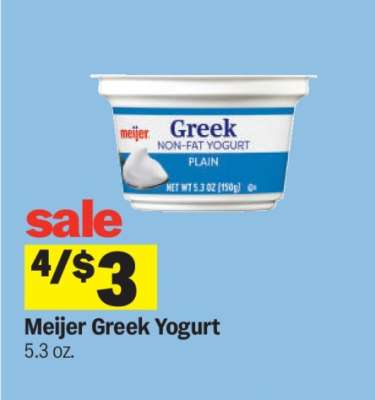 Meijer Greek Yogurt