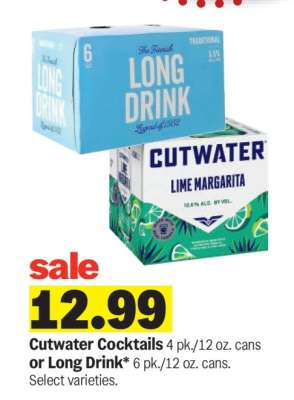 Cutwater Cocktails or Long Drink