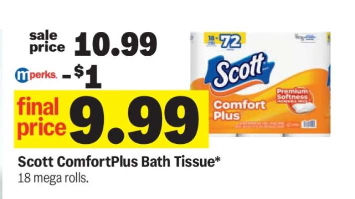 Scott ComfortPlus Bath Tissue*