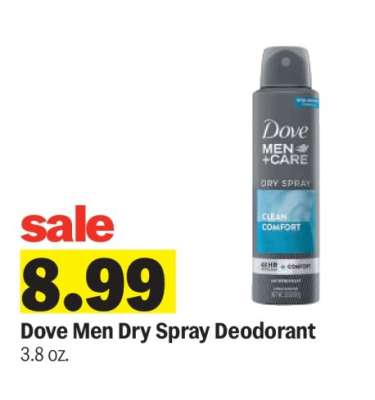 Dove Men Dry Spray Deodorant